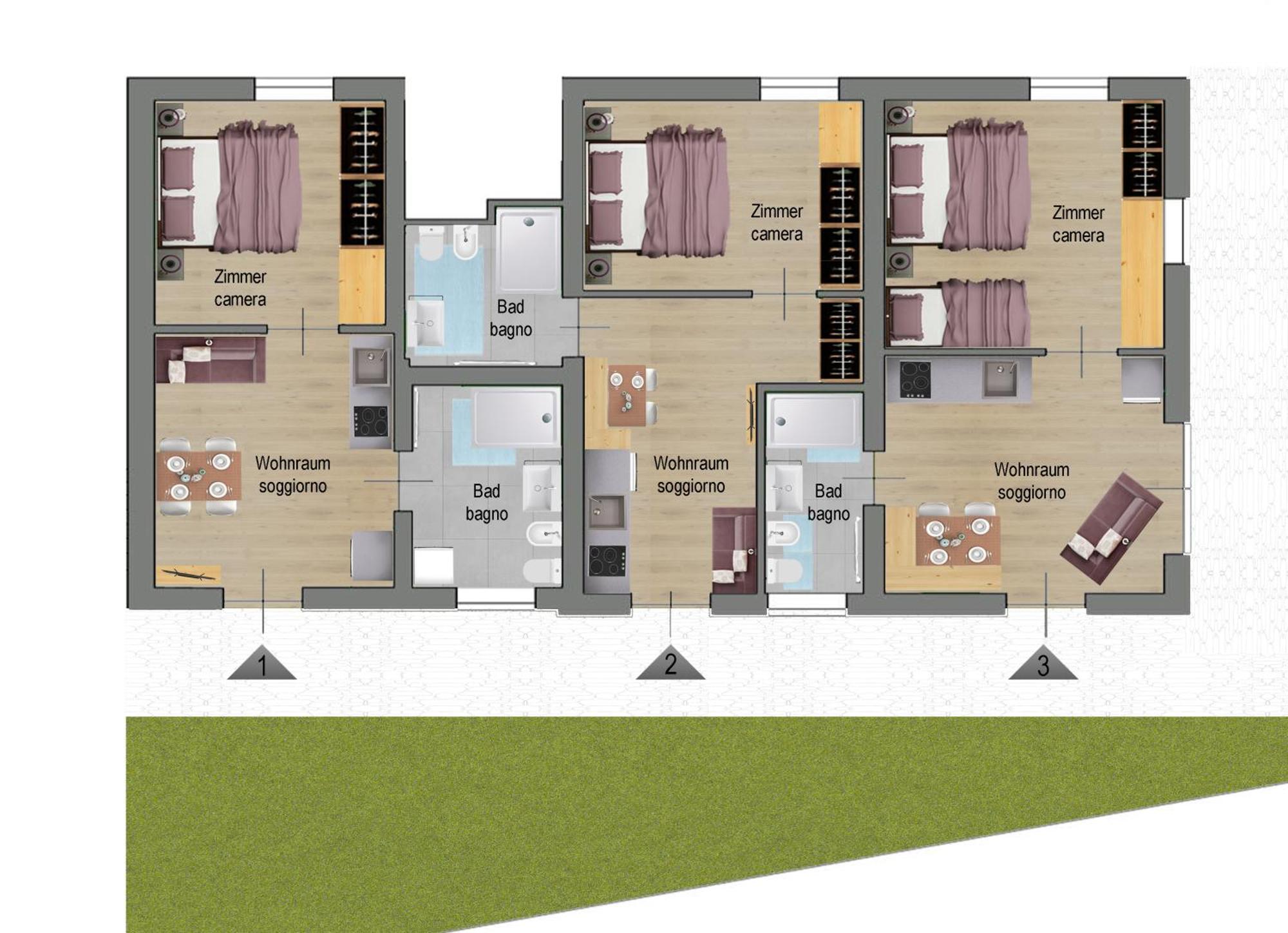 Aurturist Dobbiaco Roulette Appartement Kamer foto